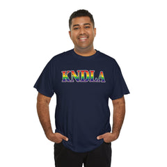 KNDLA Pride Colors Graphic Unisex Heavy Cotton Tee
