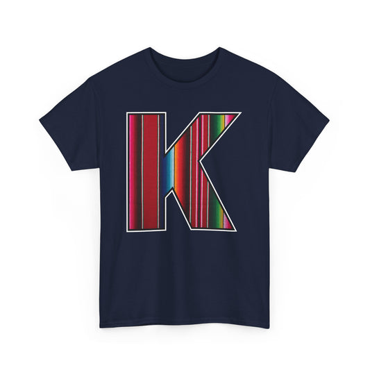 KNDLA Zarape "K" Graphic Unisex Heavy Cotton Tee