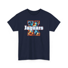 KNDLA Floral Jaguars Unisex Heavy Cotton Tee