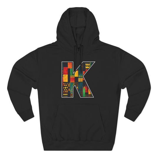 KNDLA "K" Kente Graphic Fleece Hoodie