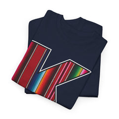 KNDLA Zarape "K" Graphic Unisex Heavy Cotton Tee