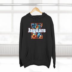 Floral Design KNDLA Fleece Hoodie - Cozy & Stylish Black Sweatshirt