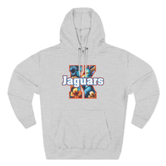 Floral Design KNDLA Fleece Hoodie - Cozy & Stylish Black Sweatshirt