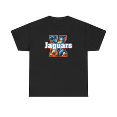 KNDLA Floral Jaguars Unisex Heavy Cotton Tee