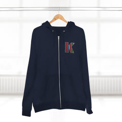 KNDLA Zip Hoodie with front and back graphics