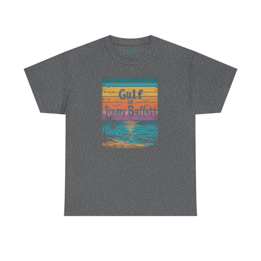 "Gulf of Jimmy Buffett" Unisex Heavy Cotton Tee