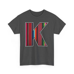 KNDLA Zarape "K" Graphic Unisex Heavy Cotton Tee