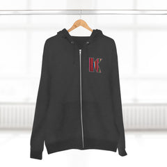 KNDLA Zip Hoodie with front and back graphics