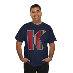 KNDLA Zarape "K" Graphic Unisex Heavy Cotton Tee