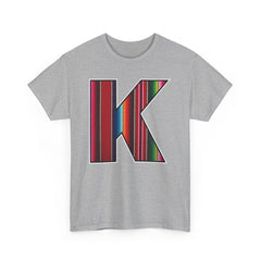 KNDLA Zarape "K" Graphic Unisex Heavy Cotton Tee