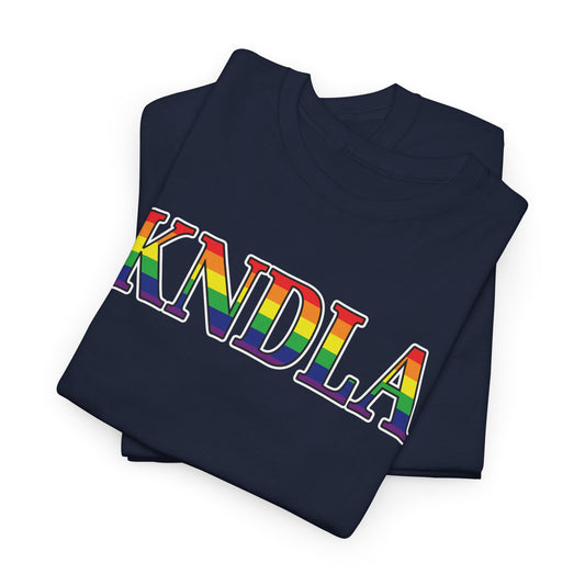 KNDLA Pride Colors Graphic Unisex Heavy Cotton Tee