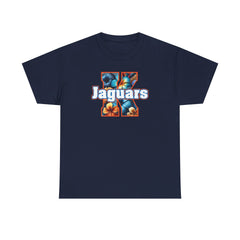 KNDLA Floral Jaguars Unisex Heavy Cotton Tee