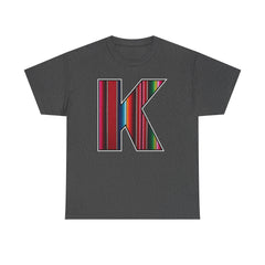 KNDLA Zarape "K" Graphic Unisex Heavy Cotton Tee