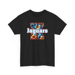 KNDLA Floral Jaguars Unisex Heavy Cotton Tee