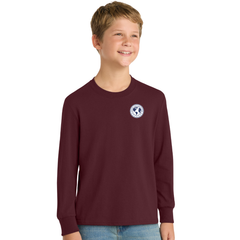 Maroon Long Sleeve Tees