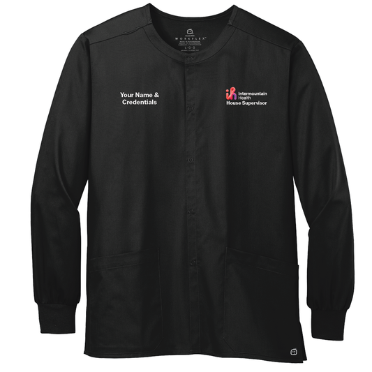 IH Wink Unisex WorkFlex Snap-Front Scrub Jacket