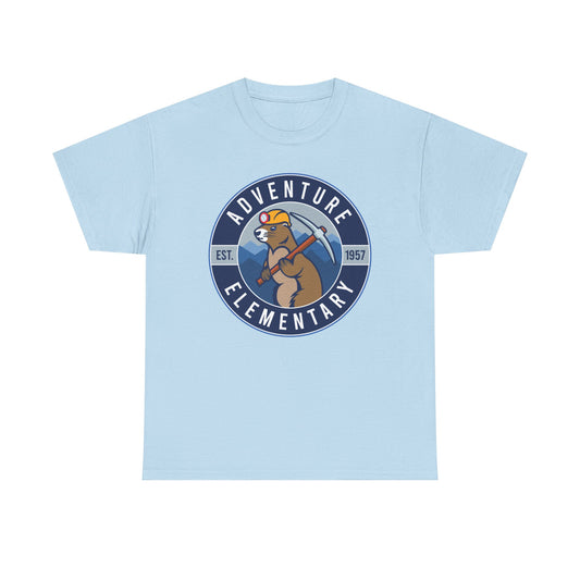 Adventure Round Logo Adult Unisex Heavy Cotton Tee