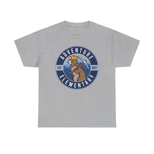 Adventure Round Logo Adult Unisex Heavy Cotton Tee