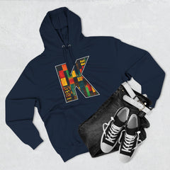 KNDLA "K" Kente Graphic Fleece Hoodie