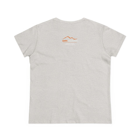 Floral Orange KNDLA Jaguars Women's Cotton Tee - D2