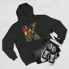 KNDLA "K" Kente Graphic Fleece Hoodie