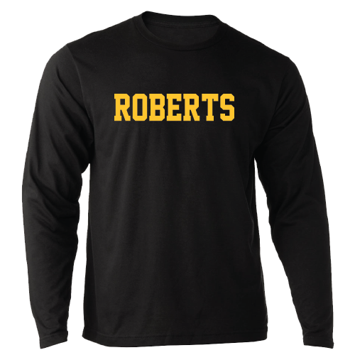 Roberts Black Long Sleeve Middle School Tees