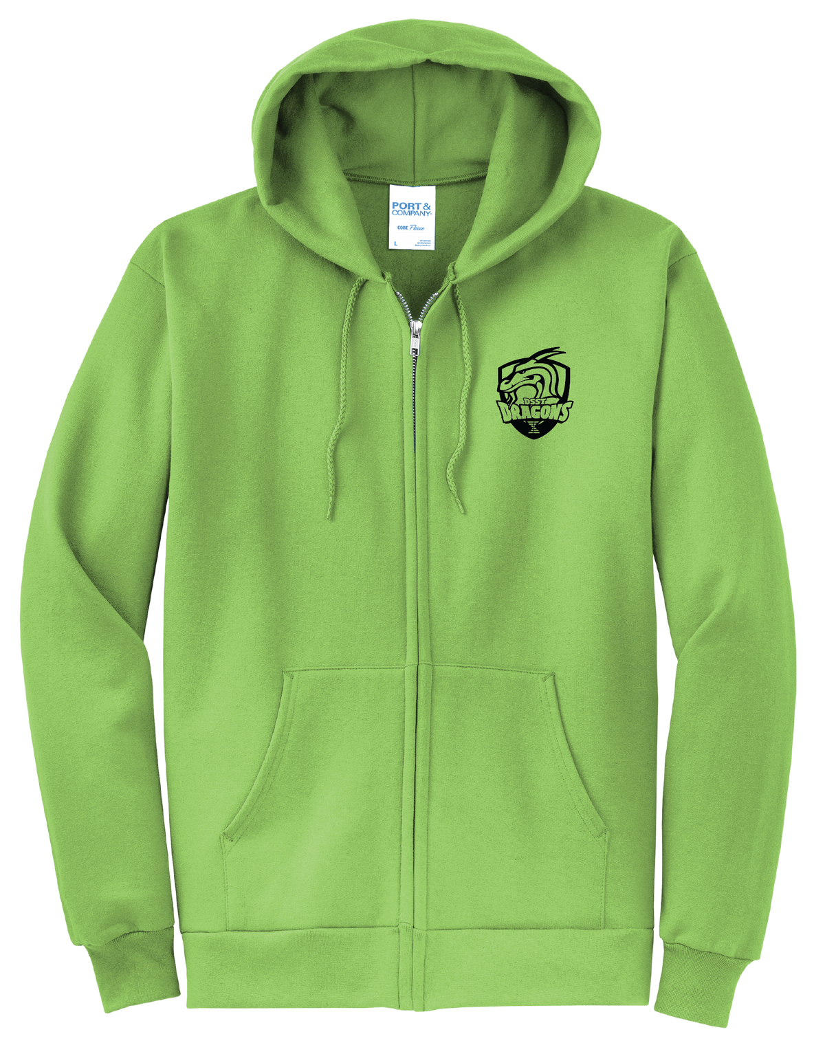 NEW GREEN Zip Up Hoodies