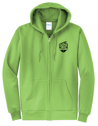 NEW GREEN Zip Up Hoodies