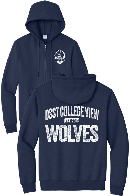 COLLEGE VIEW Full Zip Hoodies