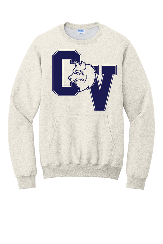 NEW! College View Pocket crew Sweatshirts