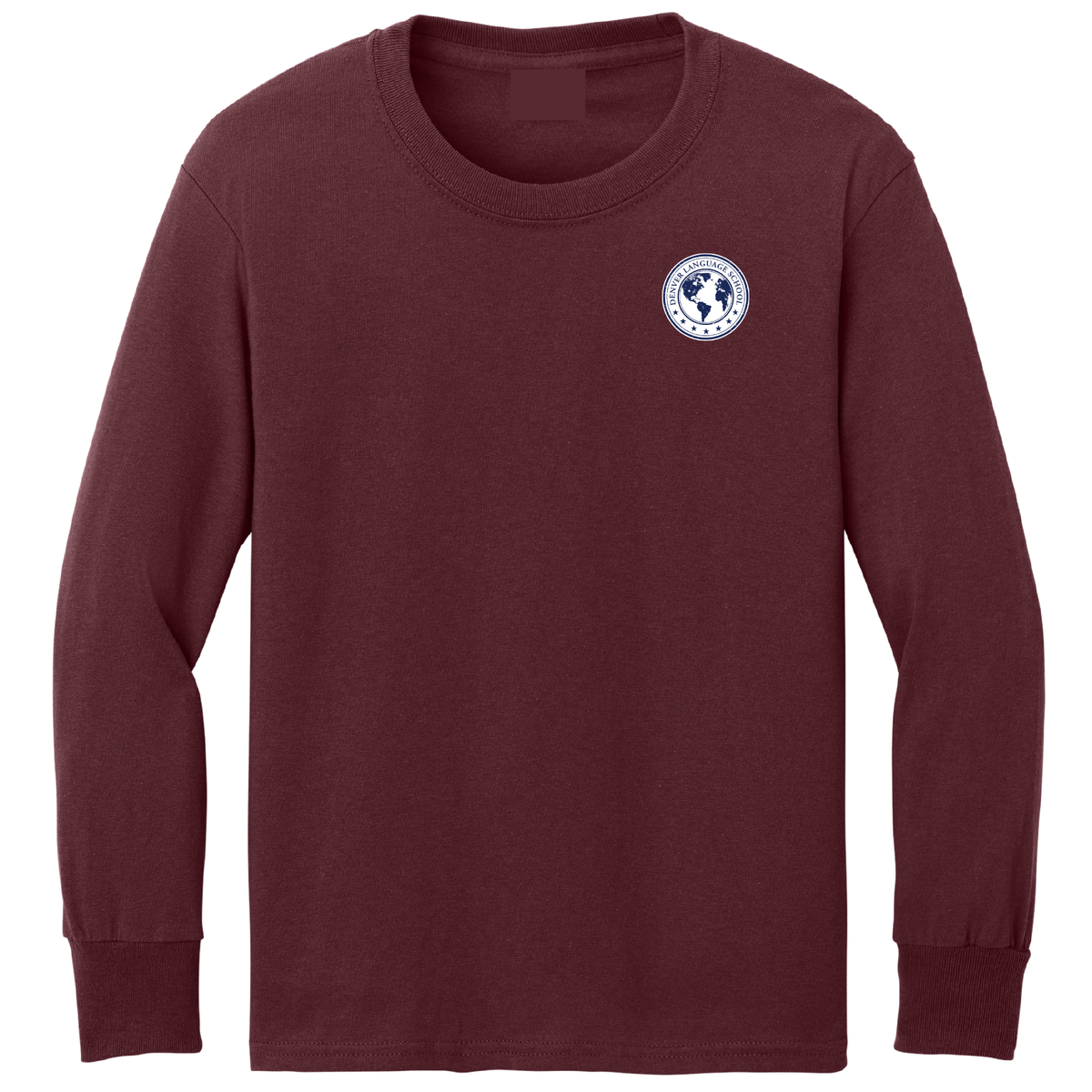 Maroon Long Sleeve Tees