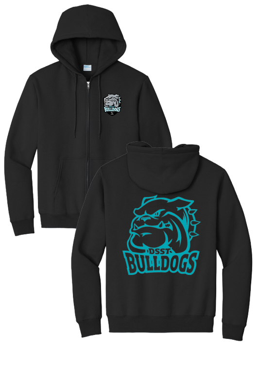 ELEVATE Black and Grey Full Zip Hoodies