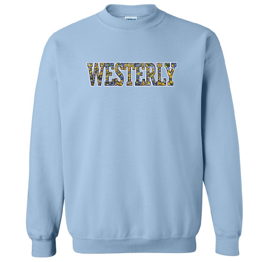 Westerly Flower Crew Sweatshirts